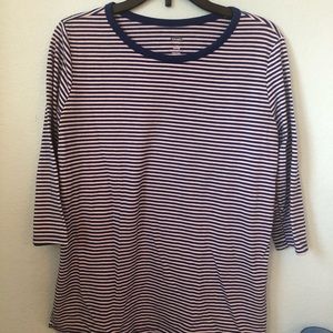 🌟3/4 sleeve striped shirt🌟